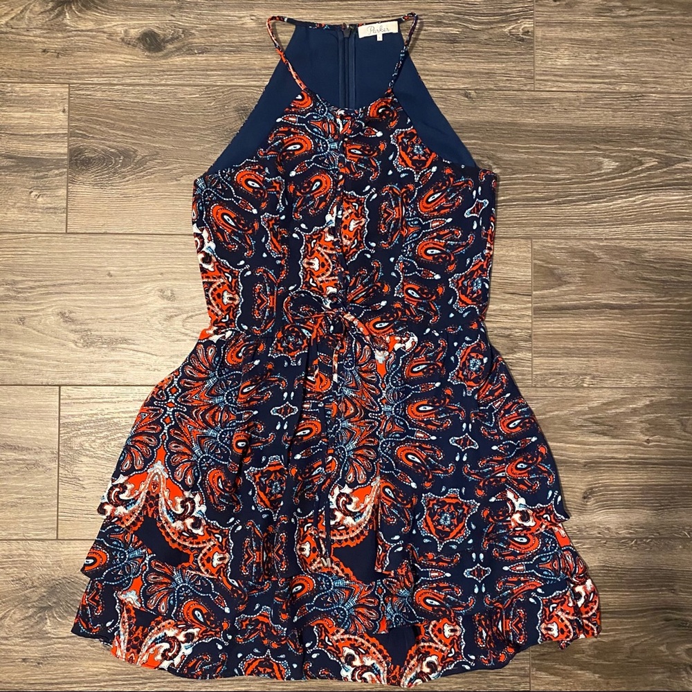 Layered floral dress